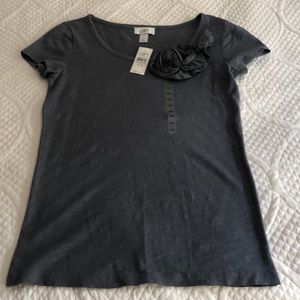 Brand new LOFT embellished tee with tags